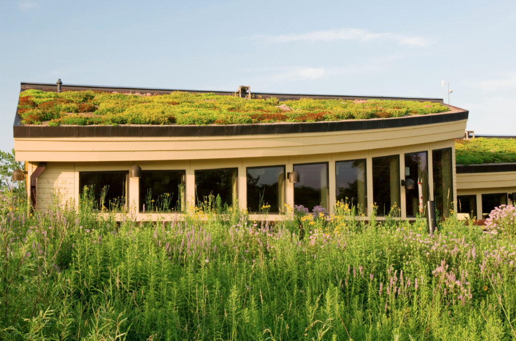 The expected service life of a vegetated roof is 20-40 years